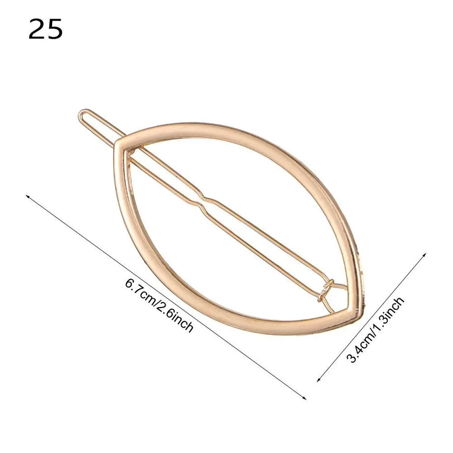 Geometric Ponytail Hairpins Bobby Pins Knot Hair - Premium  from vistoi shop - Just $12.99! Shop now at vistoi shop