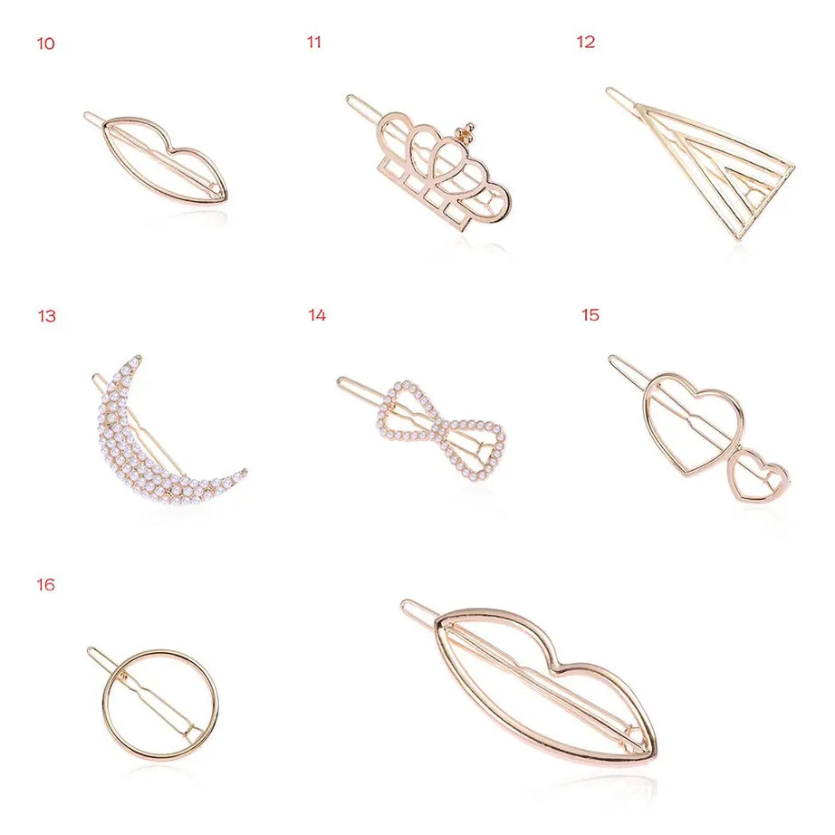 Geometric Ponytail Hairpins Bobby Pins Knot Hair - Premium  from vistoi shop - Just $12.99! Shop now at vistoi shop