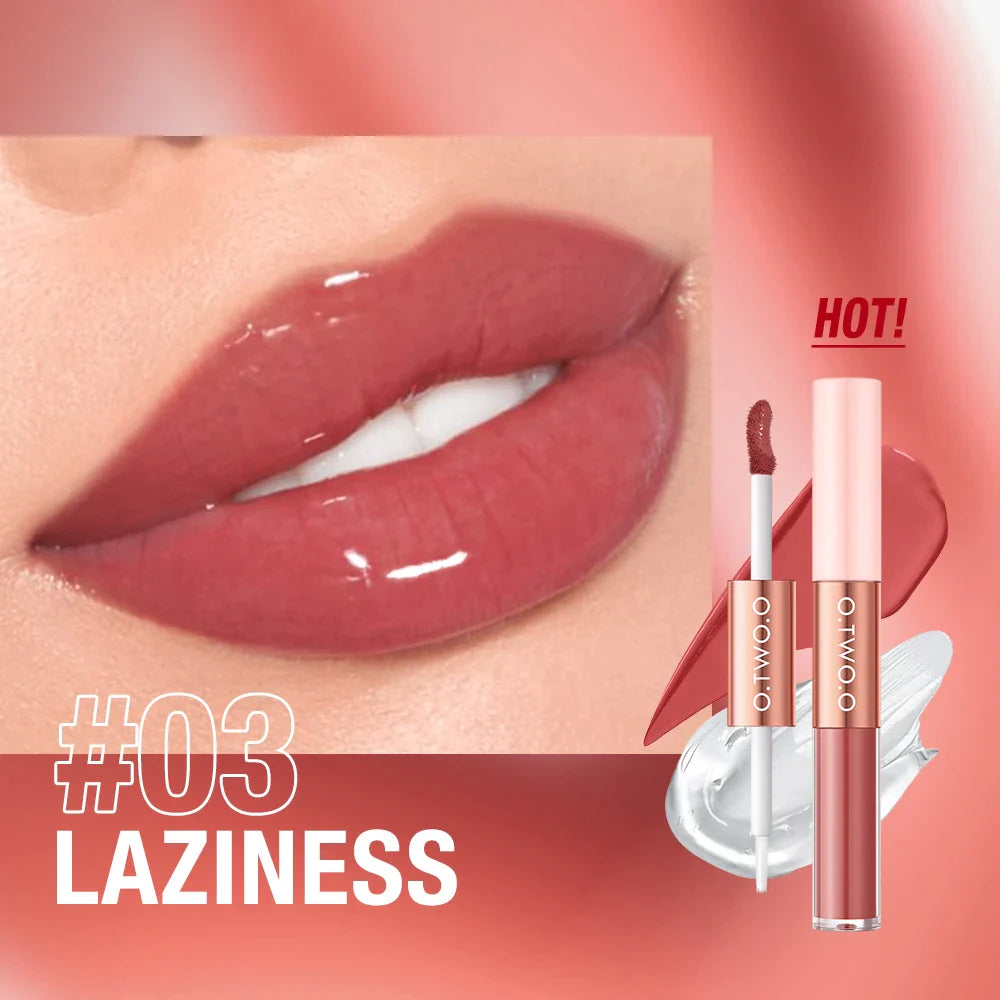 Matte Lipstick Double Head Lip Coat Non-stick Lipstick - Premium  from vistoi shop - Just $29.99! Shop now at vistoi shop
