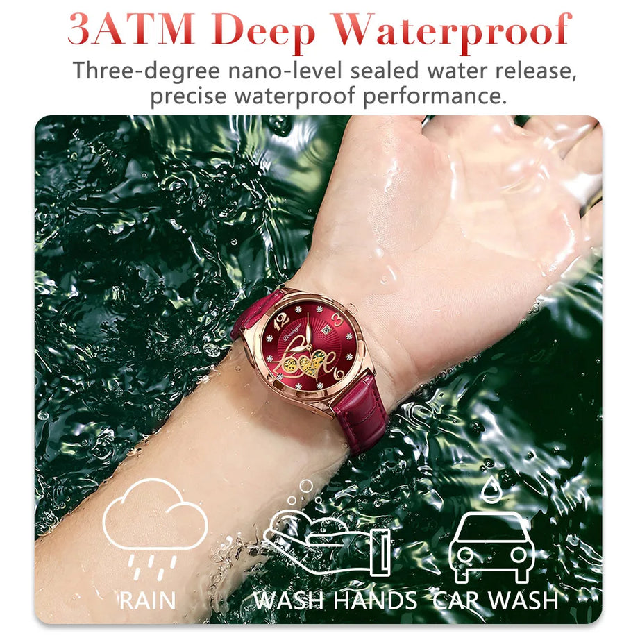 Fashion Quartz Watch Female Luxury Elegant Waterproof - Premium  from vistoi shop - Just $29.99! Shop now at vistoi shop