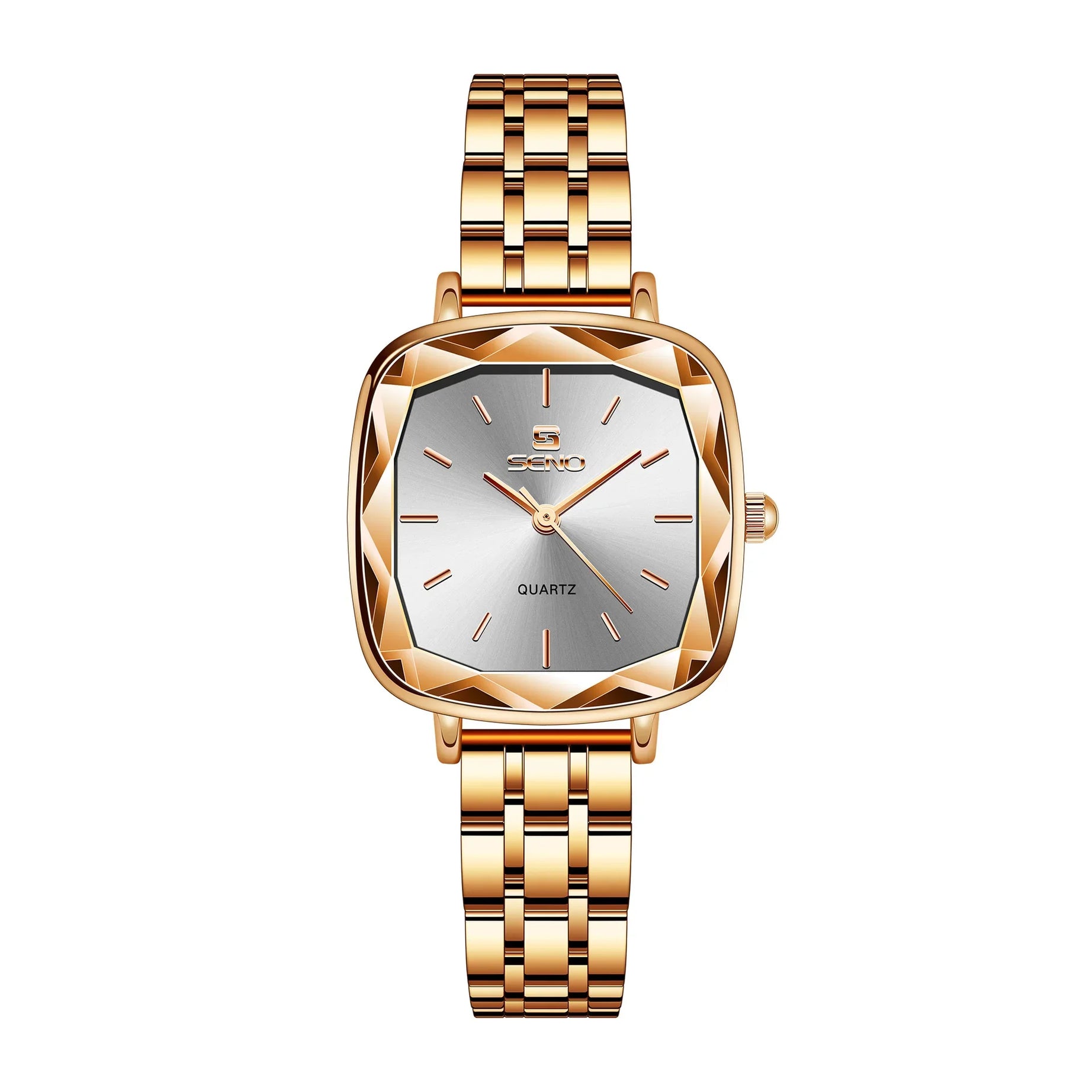 Women Rose Golden Classic Quartz Watch Female Elegant - Premium  from vistoi shop - Just $34.99! Shop now at vistoi shop