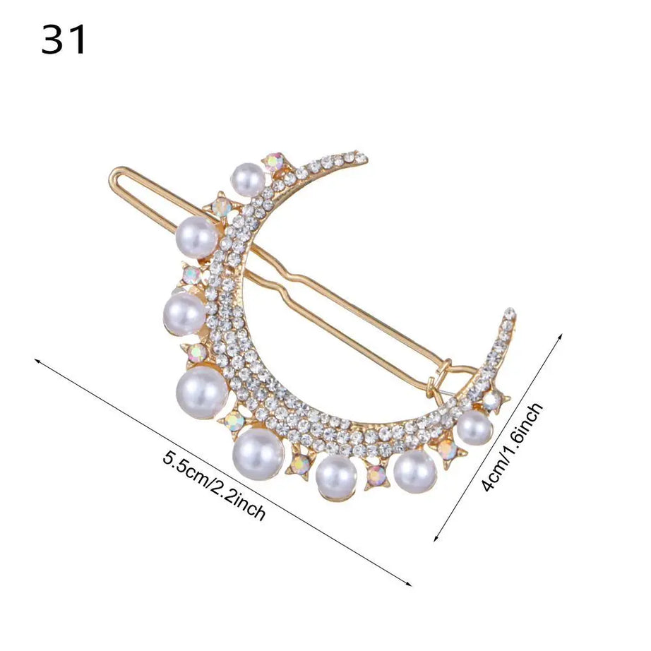 Geometric Ponytail Hairpins Bobby Pins Knot Hair - Premium  from vistoi shop - Just $12.99! Shop now at vistoi shop