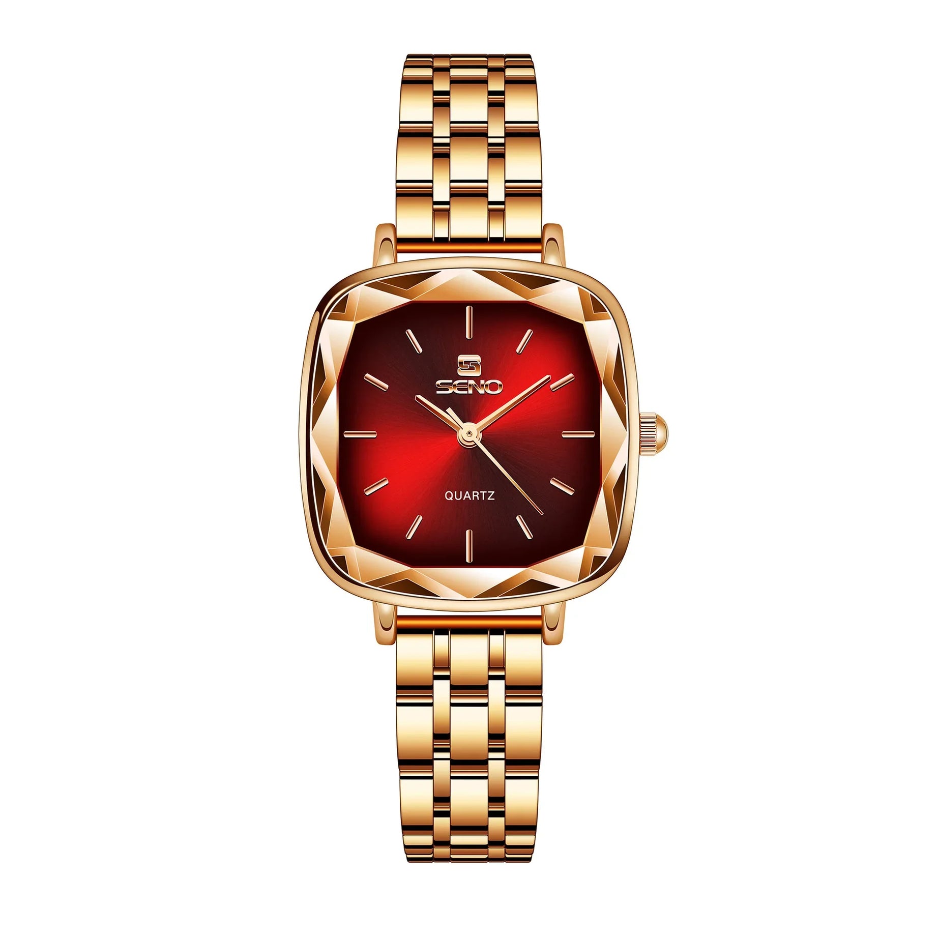 Women Rose Golden Classic Quartz Watch Female Elegant - Premium  from vistoi shop - Just $34.99! Shop now at vistoi shop