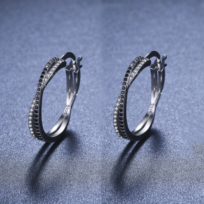 New Engagement Hoop Earrings for Women Jewelry