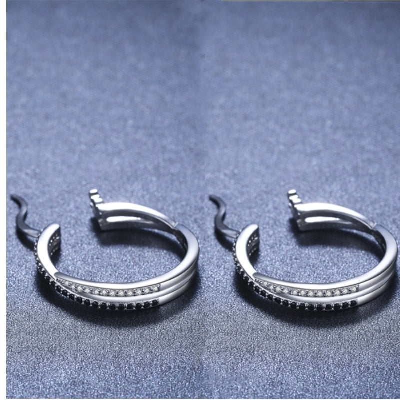 New Engagement Hoop Earrings for Women Jewelry - Premium  from vistoi shop - Just $24.99! Shop now at vistoi shop