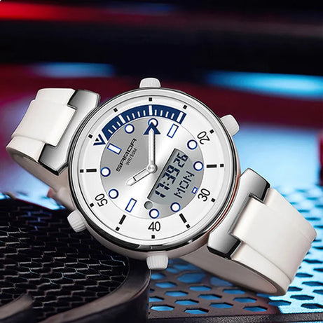 Dual Display Women Watches Waterproof Women Sports - Premium  from vistoi shop - Just $33.99! Shop now at vistoi shop