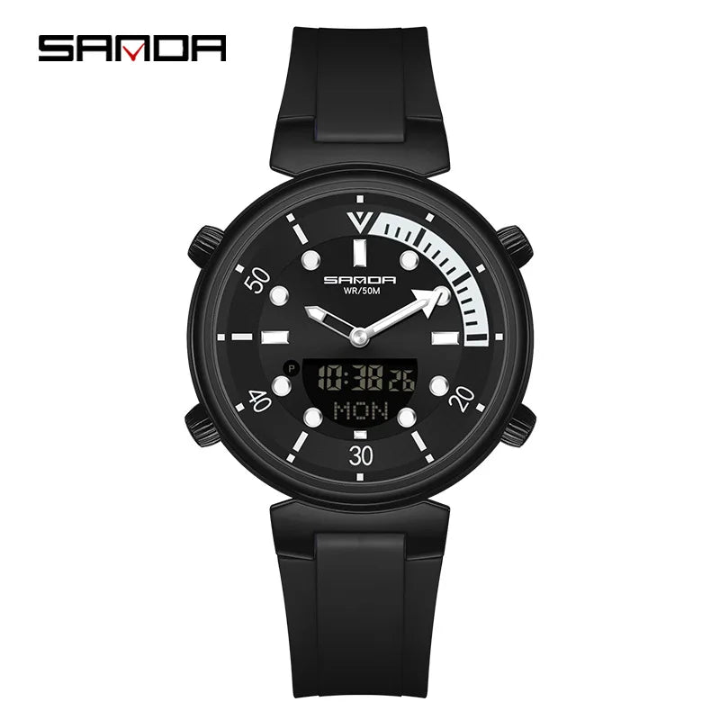 Dual Display Women Watches Waterproof Women Sports - Premium  from vistoi shop - Just $33.99! Shop now at vistoi shop