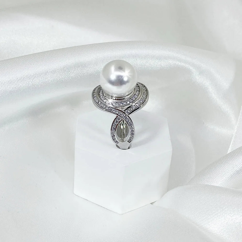 jode Ring for Natural Freshwater Oyster Bead - Premium  from vistoi shop - Just $28.27! Shop now at vistoi shop