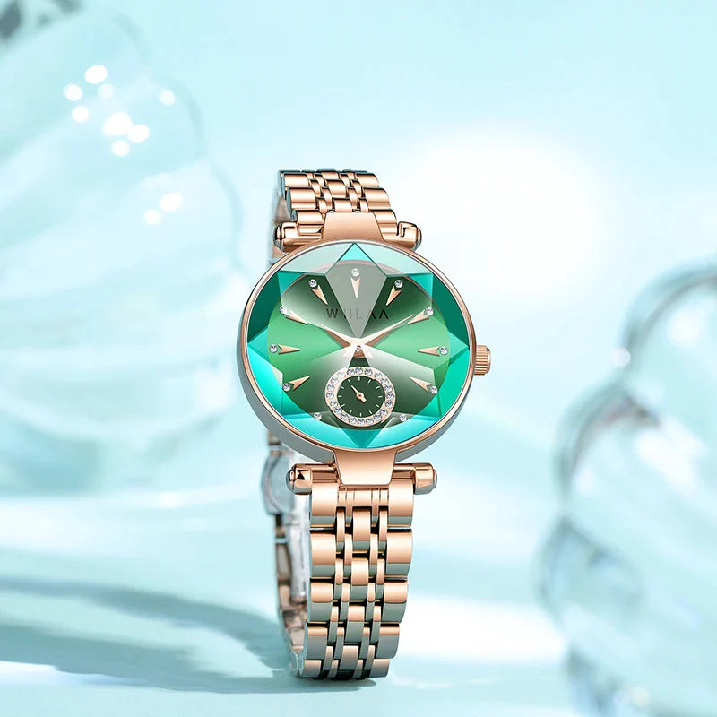 Elegant Diamond Dial Ladies Wrist Watch Stainless - Premium  from vistoi shop - Just $29.99! Shop now at vistoi shop