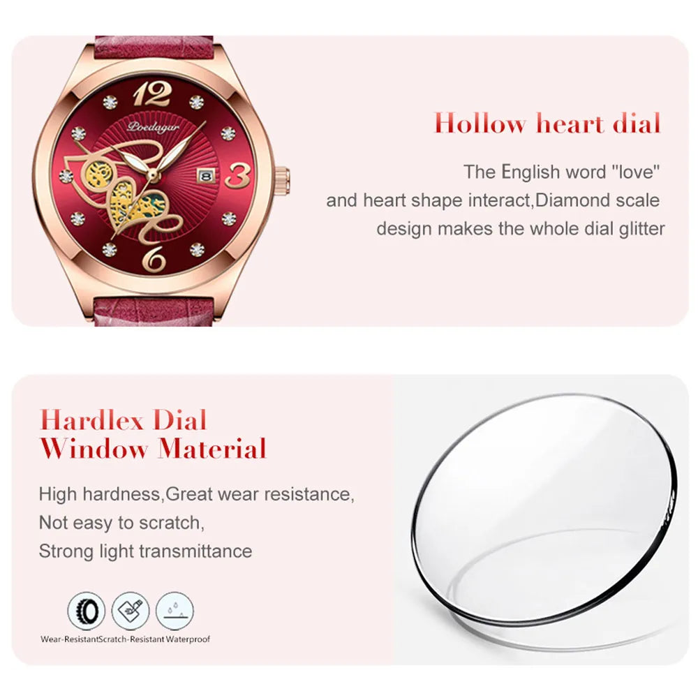 Fashion Quartz Watch Female Luxury Elegant Waterproof - Premium  from vistoi shop - Just $29.99! Shop now at vistoi shop