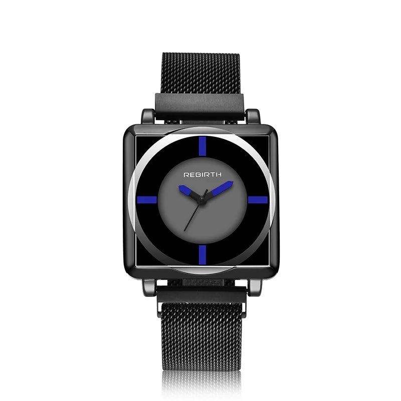 Dress Square Dial Women Watch Black Magnetic Buckle - Premium  from vistoi shop - Just $29.99! Shop now at vistoi shop