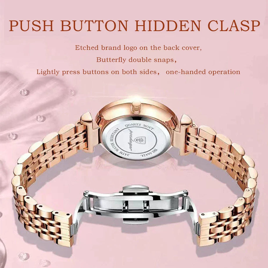 Watch Rose Gold Fashion Quartz Watches Top Brand - Premium  from vistoi shop - Just $34.99! Shop now at vistoi shop