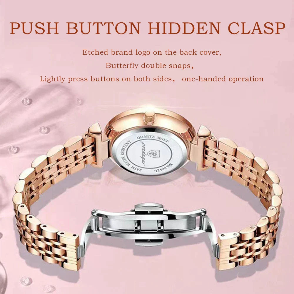 Watch Rose Gold Fashion Quartz Watches Top Brand - Premium  from vistoi shop - Just $34.99! Shop now at vistoi shop