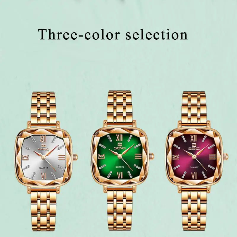 Pretty Luxury Waterproof Watches Quartz Watch Square - Premium  from vistoi shop - Just $29.90! Shop now at vistoi shop