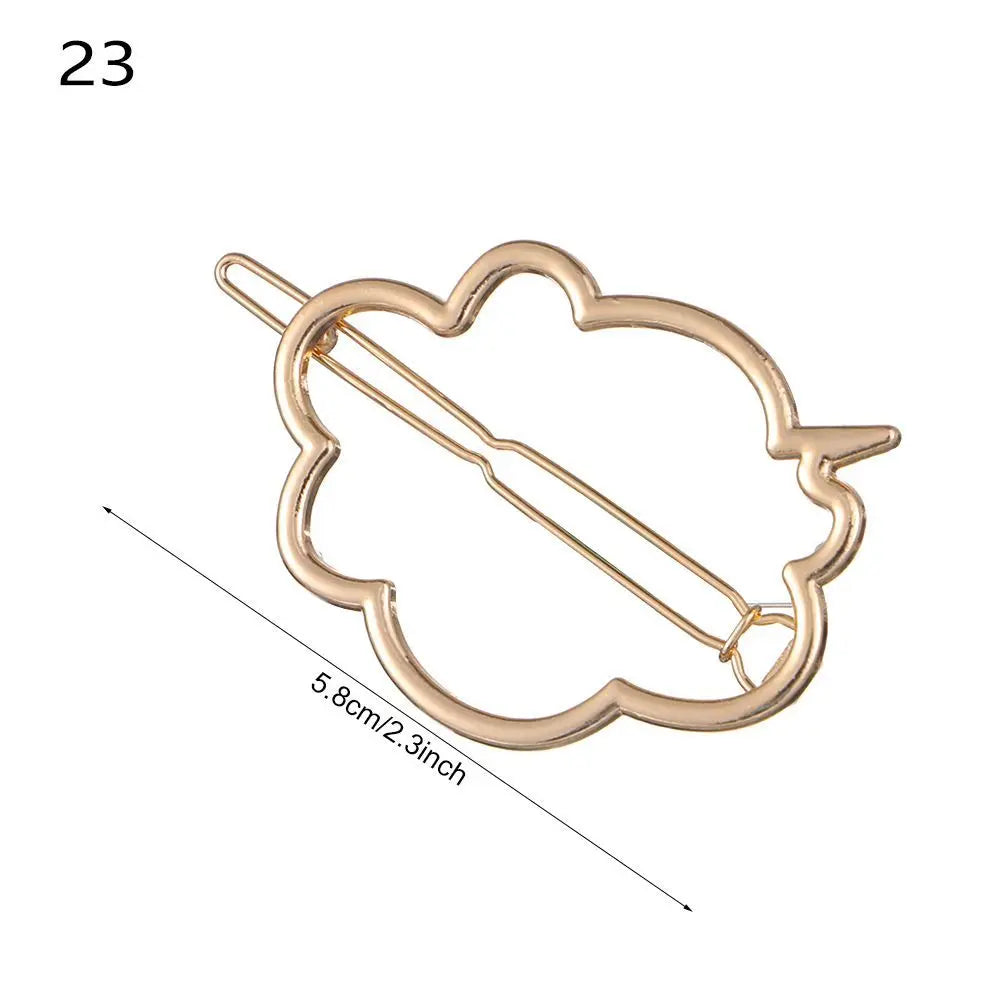 Geometric Ponytail Hairpins Bobby Pins Knot Hair - Premium  from vistoi shop - Just $12.99! Shop now at vistoi shop