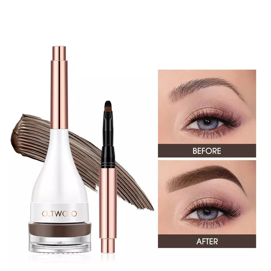 Eyebrow Pomade Brow Mascara Natural 4 Colors Brush - Premium  from vistoi shop - Just $33.99! Shop now at vistoi shop