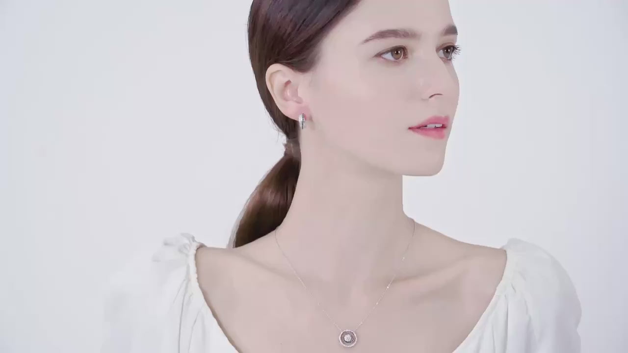 Black Earrings for Women Classic Silver Color Trend 2023