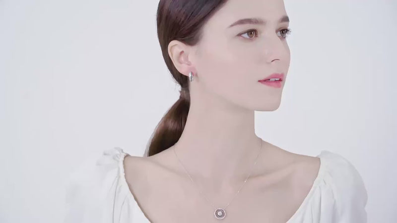 Black Earrings for Women Classic Silver Color Trend 2023